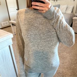 Live Love Dream Seriously Soft Gray Long Sleeve Top Size Medium